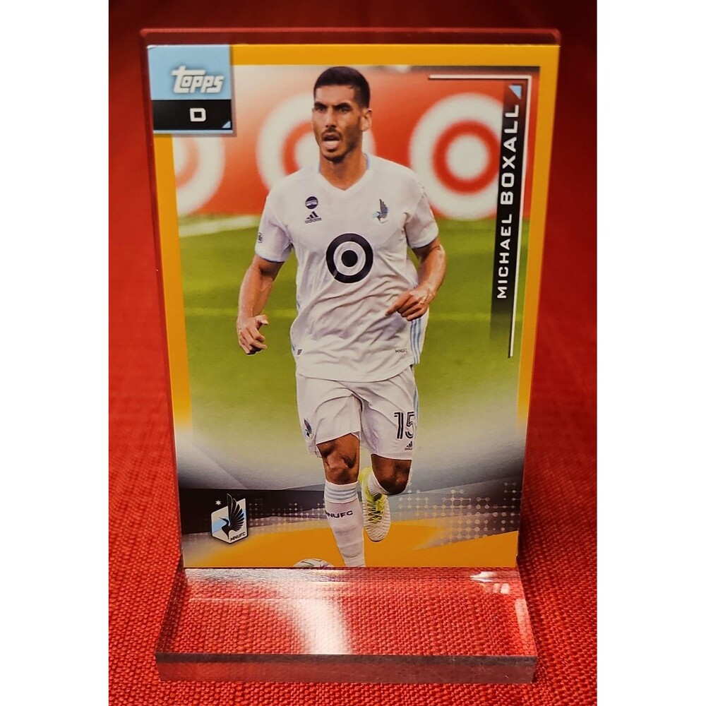 2021 Topps Chrome MLS - Michael Boxall #16 Orange Refractor /25 (RC)